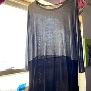 Dress black and grey